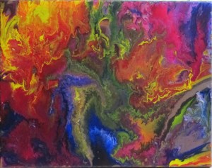 Jamie and John painting