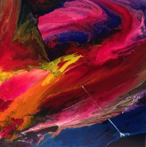 Stained Glass Sky 24x24